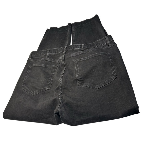 Boden the Salsbury Side Split Black Denim Jeans Womens 14R - Picture 5 of 15